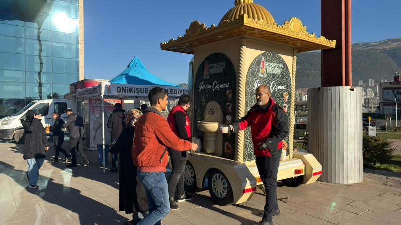 Onikişubat Belediyesi’nden KSÜ Tıp Fakültesi’nde gönülleri ısıtan ikram