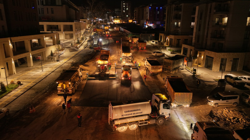 Hükümet Bulvarı’nda Altyapının Ardından Asfalt da Tamam