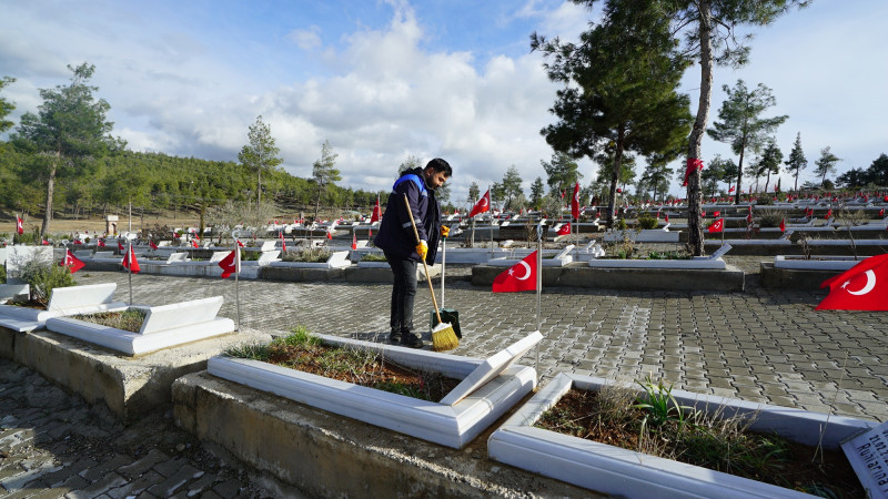 Büyükşehir, Kapıçam Deprem Şehitliği’ni 6 Şubat’a Hazırlıyor