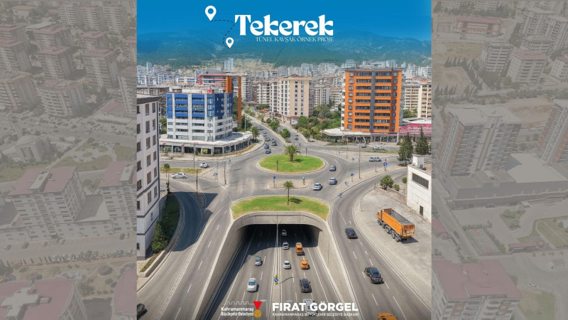 Başkan Görgel’den Ulaşıma Nefes Aldıracak Yeni Proje; Tekerek Tünel Kavşağı Geliyor