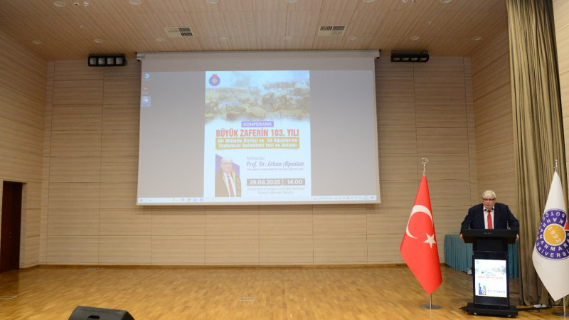 KSÜ’de Büyük Zaferin 103. Yılı Anısına Program Düzenlendi