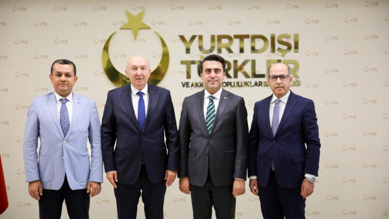 Rektör Yasım’dan YTB Başkanı Turus’a Hayırlı Olsun Ziyareti