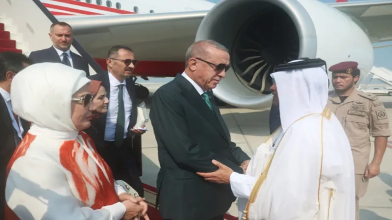 Cumhurbaşkanı Erdoğan Katar’da