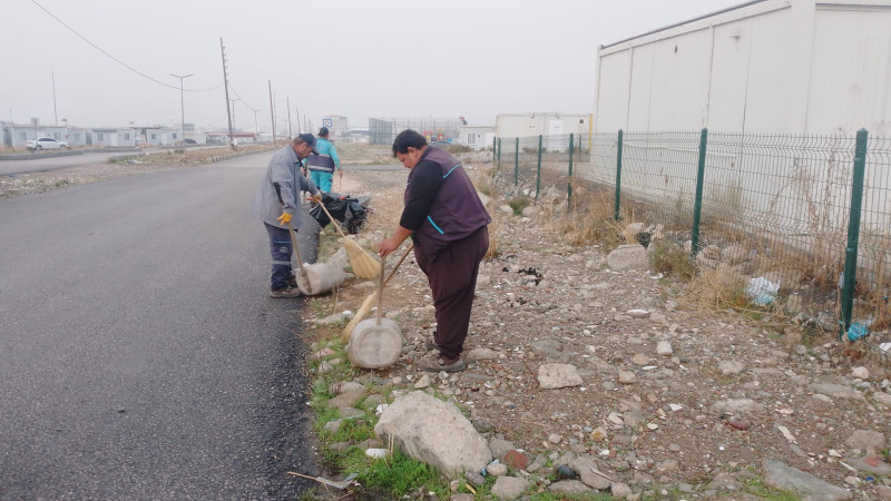 Dulkadiroğlu Belediyesi, Umut Konteyner Kent Ve İlçe Genelinde Temizlik Çalışmalarını Sürdürüyor